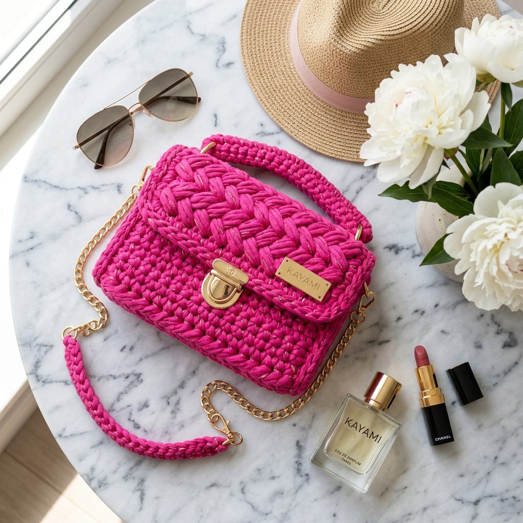 Détail du crochet d'un sac KAYAMI